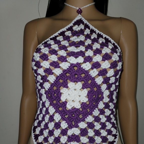 Crochet halter top - Picture 2 of 10